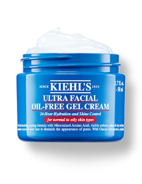 Crema facial Ultra Facial Oil-Free Gel Cream Kiehl's recomendada para hidratar