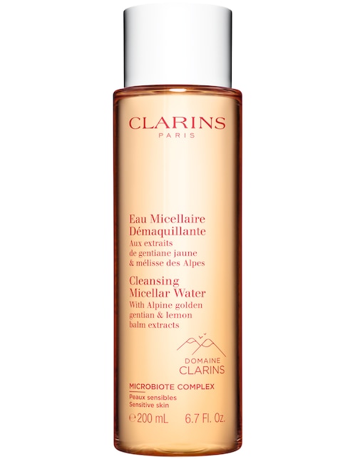 Imagen de producto Agua micelar facial Eau Micellaire Démaquillante Clarins para desmaquillar