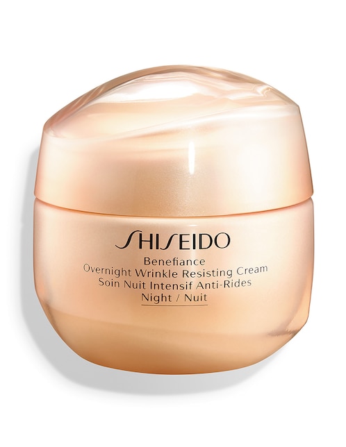 Crema facial recomendada para prevenir signos de la edad noche Shiseido Benefiance para todo tipo piel