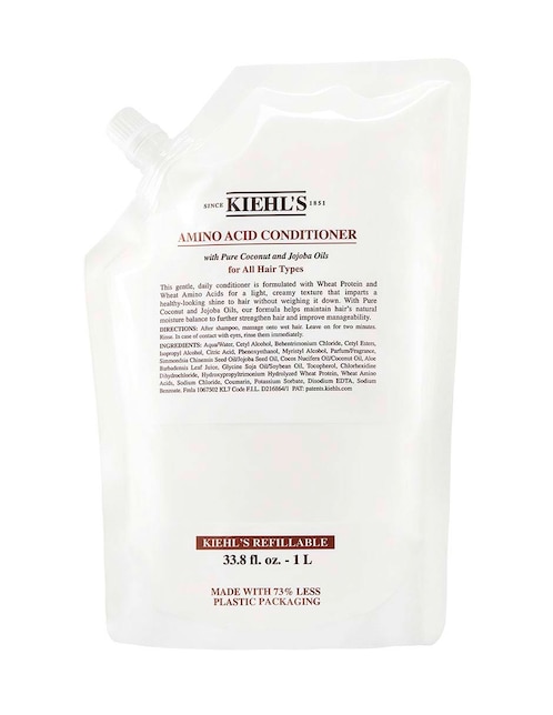 Acondicionador para cabello Kiehl's AA Cond 1l Ref Pouch Refillables