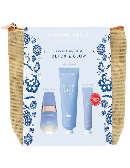 Crema facial Essential Trio Detox & GLow Bloomeffects recomendado para purificar