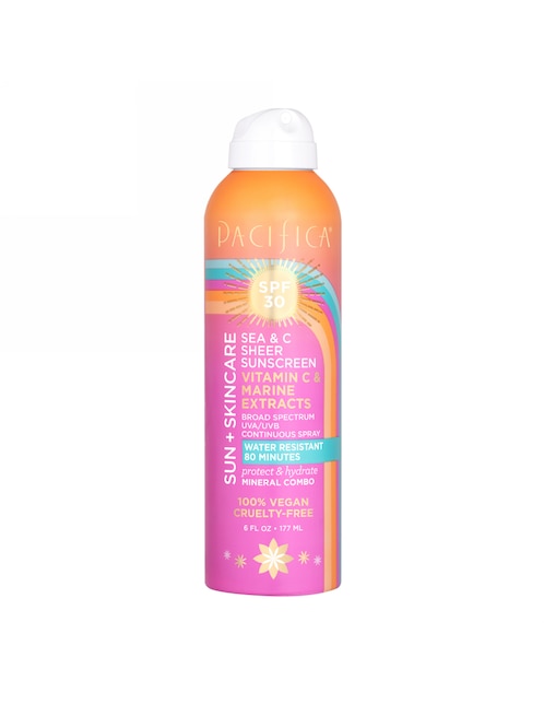 Protector solar FPS 30 Pacifica Sunscream Spray Spf 30 177 ml