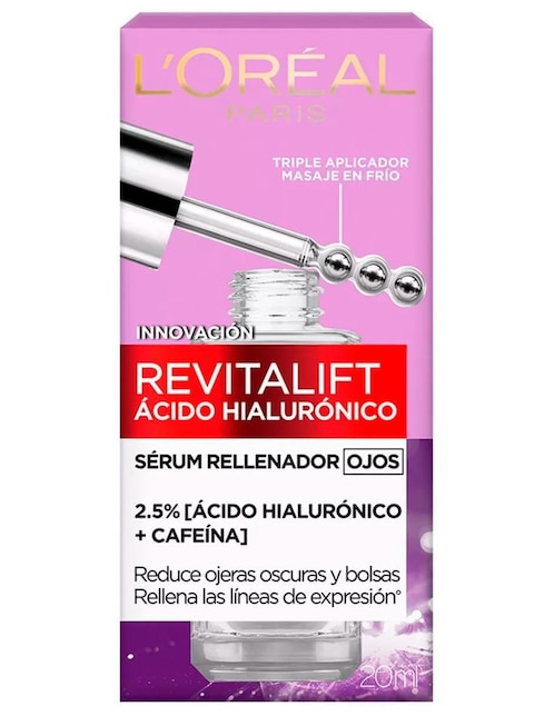 Serum de ácido hialurónico facial Revitalift L´Oreal de piel mixta