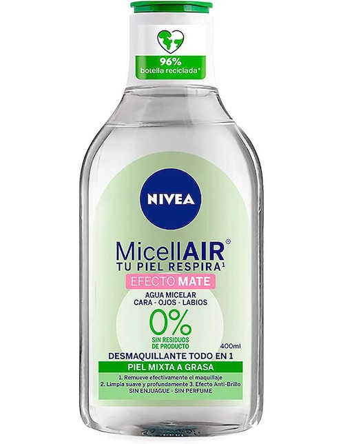 Desmaquillante Agua Micelar Nivea Efecto Mate