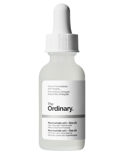 Serum hidratante Facial Niacinamide 10% + Zinc 1% The Ordinary Todo tipo de piel 30 ml