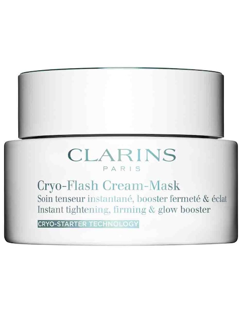 Cla Cryo Flash Cream Mask para reafirmar Clarins Flash Solutions