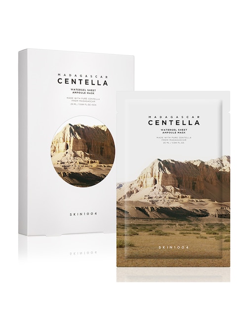 Madagascar Centella Watergel Sheet Ampoule Mask anti sequedad Skin 1004 Madagascar Centella