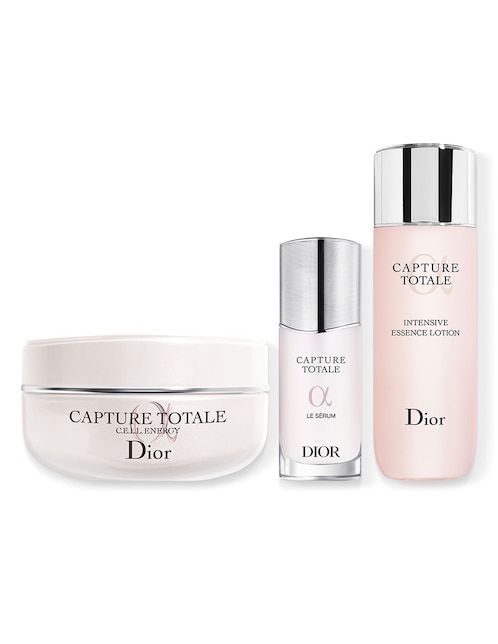 Set de tratamiento facial CD Care Creme Ritual Set antiedad Dior Capture Totale