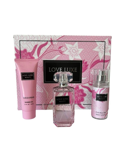 Set de fragancia Love Lux Beauty Flower Coco Pink para mujer