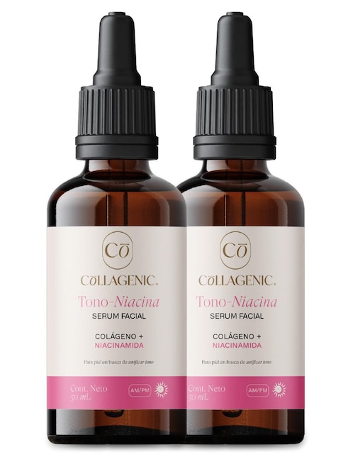 Sérum facial Set Collagenic Niacinamida + Colágeno 50 ml C/U Collagenic todo tipo piel