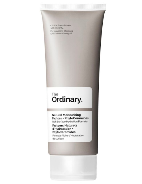 Crema facial recomendada para humectar de día y noche Natural Moisturizing Factors + PhytoCeramides The Ordinary todo tipo de piel