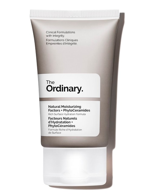 Crema facial recomendada para humectar de día y noche Natural Moisturizing Factors + PhytoCeramides The Ordinary todo tipo de piel