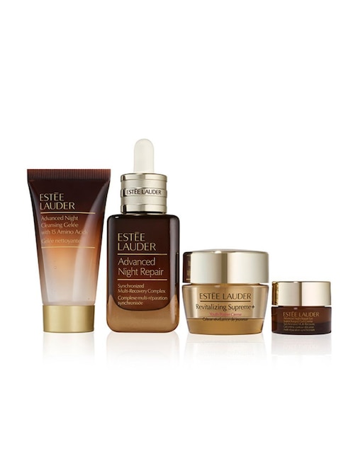 Kit de tratamiento facial Lift+Glow Routine-Magical antiedad Estée Lauder Advanced Night Repair