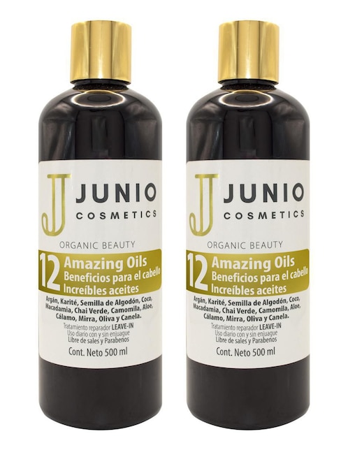 Tratamiento capilar hidratante Junio Cosmetics
