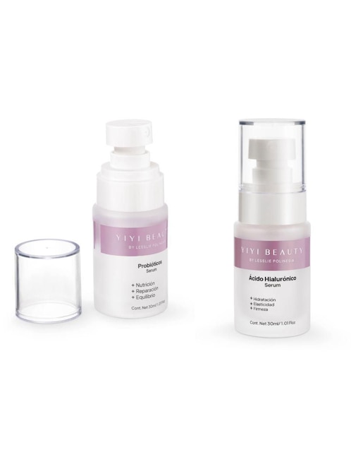Kit de serum facial Hidratante Ácido Hialurónico + Prebióticos Yiyi Beauty todo tipo de piel