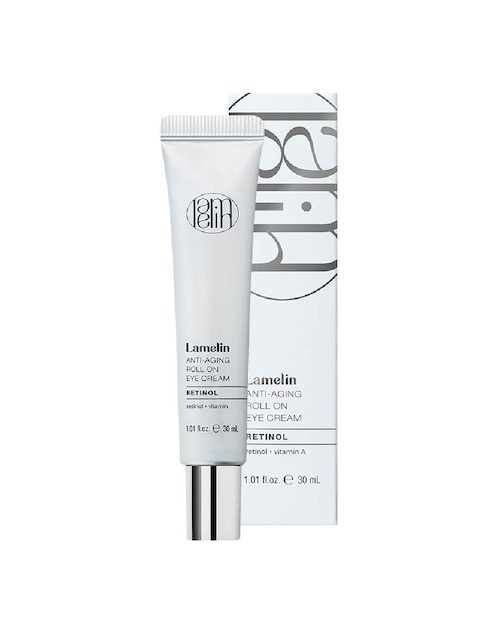 LAMELIN Crema para contorno de ojos recomendada para bolsas y ojeras de noche Anti Aging Roll On Eye Cream Retinol Lamelin todo tipo piel