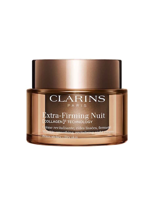Crema facial recomendada para reafirmar de noche Clarins para piel seca