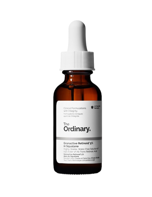 Sérum de retinol facial Granactive Retinoid 5% in Squalane The Ordinary todo tipo de piel 30 ml