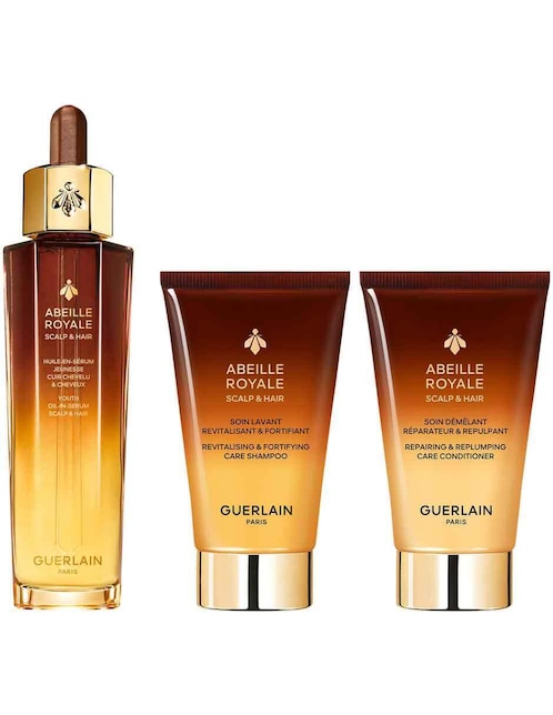 Set tratamiento para cuero cabelludo Beille Royale Scalp & Hair Youth Ritual - De Tratamiento fortalecedor Guerlain Abeille Royale