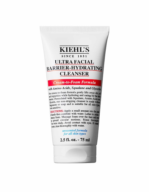 Limpiador facial Ultra Facial Barrier-Hydrating Kiehl's Cleanser para desmaquillar