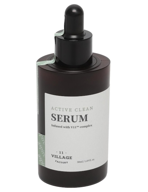 Sérum exfoliante facial suero active clean Village 11 Factory de piel mixta y grasa