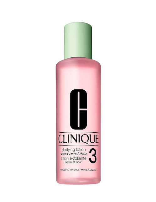Exfoliante facial Clarifying Lotion 3 Clinique para piel mixta y grasa