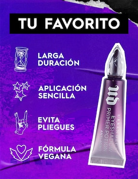 Primer De Ojos Primer Potion Urban Decay Acabado Mate De Larga Duración Y Fácil Aplicación