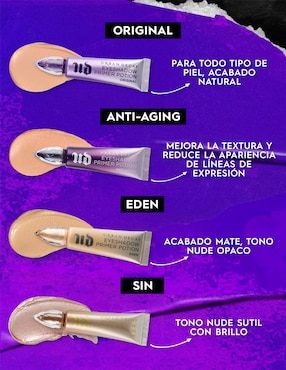 Primer De Ojos Primer Potion Urban Decay Acabado Mate De Larga Duración Y Fácil Aplicación