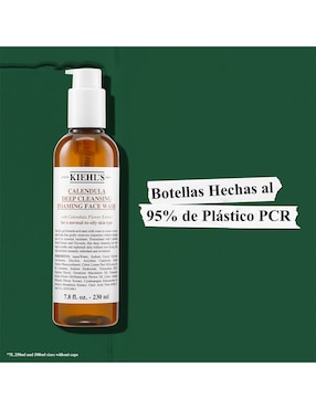 Limpiador facial Calendula Deep Cleansing Foaming Face Wash Kiehl's para calmar y regenerar la piel