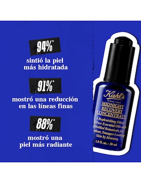 Sérum facial Midnight Recovery Concentrate Kiehl's para piel normal