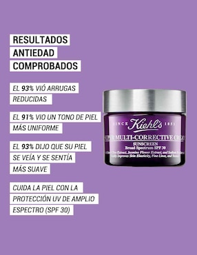 Crema facial recomendada para prevenir signos de la edad día y noche Super Multi-Corrective Cream SPF 30 Kiehl's todo tipo piel