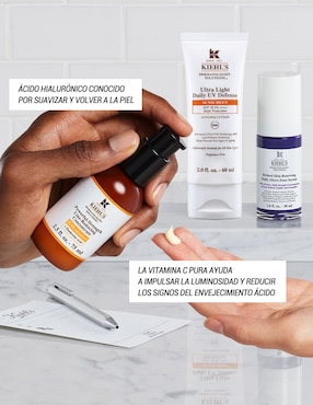 Sérum antiedad para ojos Powerful-Strength Line-Reducing & Dark Circle-Diminishing Vitamin C Kiehl'S todo tipo piel