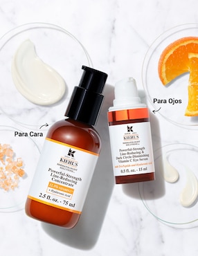 Sérum antiedad para ojos Powerful-Strength Line-Reducing & Dark Circle-Diminishing Vitamin C Kiehl'S todo tipo piel