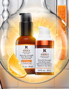 Sérum antiedad para ojos Powerful-Strength Line-Reducing & Dark Circle-Diminishing Vitamin C Kiehl'S todo tipo piel