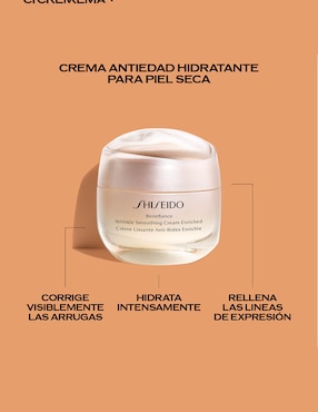 Crema facial recomendada para prevenir signos de la edad de día y noche Shiseido Benefiance para piel normal y mixta