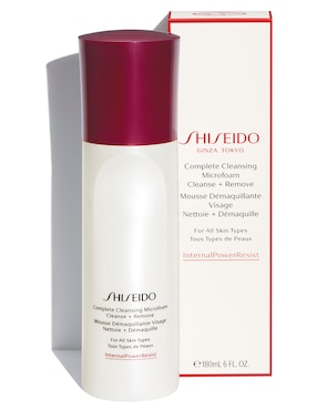 Limpiador Facial Complete Cleansing Microfoam Shiseido Internal Power Resist Para Desmaquillar