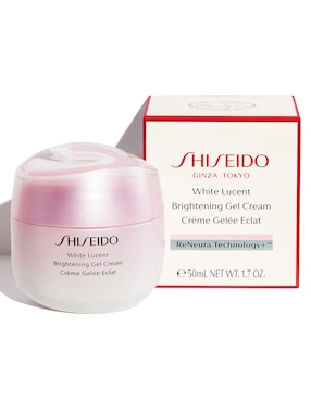 Crema facial recomendada para aclarar día y noche Shiseido White Lucent para todo tipo piel