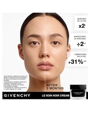 Crema facial recomendada para prevenir signos de la edad de día Givenchy Le Soin Noir para piel normal