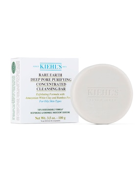 Jabón Facial Kiehl's Rare Earth Deep Pore Detoxifying Concentrated Cleansing Bar