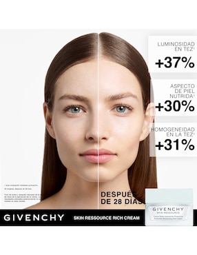 Crema facial recomendada para hidratar día y noche Givenchy para piel seca