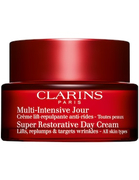 Crema Facial Clarins Super Restorative Day Recomendado Para Antiedad