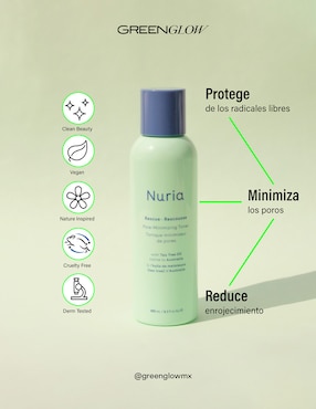 Tónico facial Pore Minimizing Toner Nuria Beauty