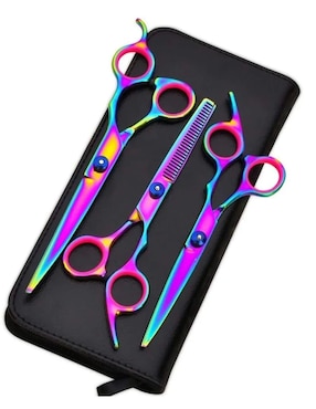 Tijeras para peluquería Genérica punta redonda y puntiaguda