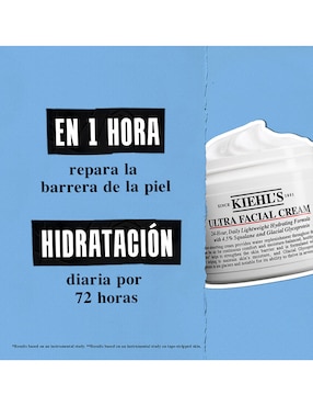 Crema facial recomendada para hidratar día y noche Ultra Facial Cream Kiehl's todo tipo piel