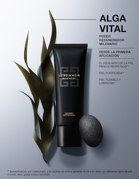 Limpiador facial Givenchy Le soin noir mousse para purificar