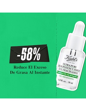 Sérum matificante facial Ultra Pure High-Potency Kiehl's todo tipo de piel