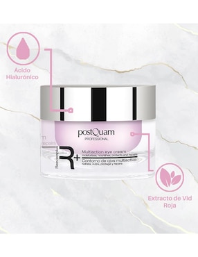 Crema para contorno de ojos recomendada para prevenir signos de la edad de día Postquam para piel normal