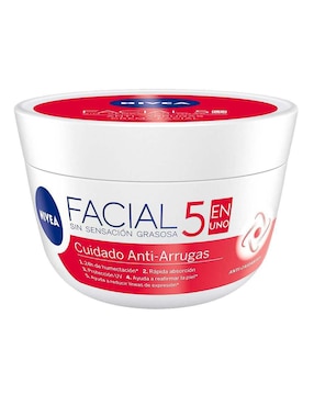 Crema facial para prevenir signos de la edad día y noche Nivea 5 en Uno todo tipo de piel