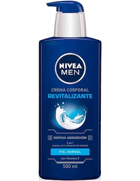 Crema Para Cuerpo Recomendada Para Revitalizar Día Y Noche Nivea Men Con Vitamina E Para Piel Normal