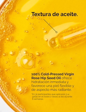 Tratamiento facial 100% Organic Coldpressed Rose Hip Seed Oil hidratante The Ordinary